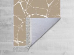 Non-Slip Base Digital Print Velvet Carpet Crack Wall Beige 150x220 Cm 100260402