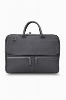 Briefcase & Laptop Bag - Porte-documents en cuir véritable d'entrée pour ordinateur portable Guard Anthracite 100346253 - Turkey