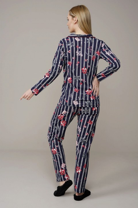 Women's Floral Pattern Pajamas Set 100325728
