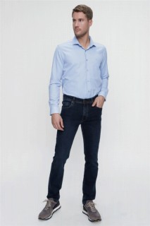 Subwear - Men's Brown Artura Cotton Dynamic Fit Comfortable Fit 5 Pocket Jean Trousers 100351343 - Turkey