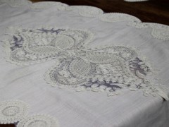 Dowry Land French Guipure Lunox Bedspread Cream 100331165