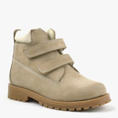 Boots - Neson Genuine Leather Mink Velcro Kids Boots 100352499 - Turkey