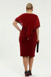 Plus Size Sequined Long Evening Dress 100276012