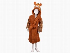Set Robe - Aslan 100% Cotton Children's Bathrobe 9-10 Age 100329739 - Turkey