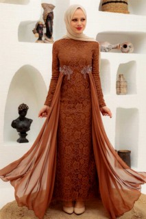 Evening & Party Dresses - Sunuff Farbiges Hijab-Abendkleid 100339396 - Turkey