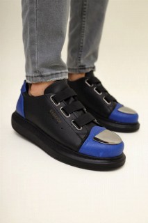 Shoes - Mens Shoes BLACK/SAX BLUE 100342206 - Turkey