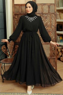 Clothes - فستان حجاب أسود 100341688 - Turkey