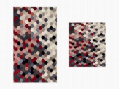 Other Accessories - Ensemble de tapis de bain Hexagon 2 pièces 100260503 - Turkey