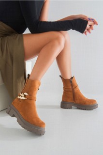 Boots - Riley Tan Suede Boots 100343920 - Turkey