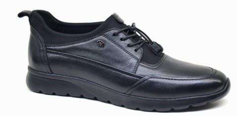 SHOEFLEX COMFORT - BLACK K SY - MEN'S SHOES,Leather Shoes 100325161