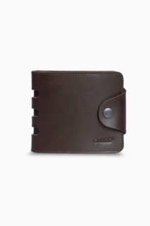 Wallet - محفظة فليب رياضية جلدية أفقية للرجال - بني 100346081 - Turkey