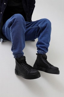 Boots - Men's Boots BLACK/BLACK 100342143 - Turkey