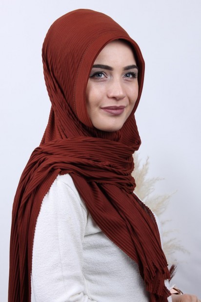 Pleated Hijab Shawl Tile 100282918