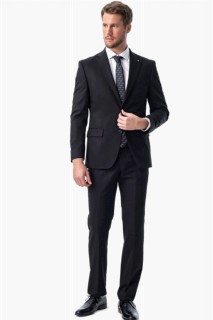 Men Clothing - Men's Basic Dynamic Fit Suit Black 100351477 - Turkey