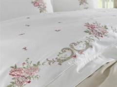 Lace Rosenna Embroidered Cotton Satin Duvet Cover Set 100280350