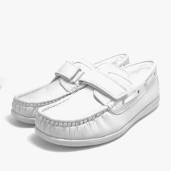 Feniks White Velcro Youngsters Timber Shoes 100278569