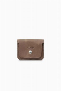 Wallet - Guard Coffee Crayz Mini porte-cartes en cuir avec compartiment papier-monnaie 100345898 - Turkey