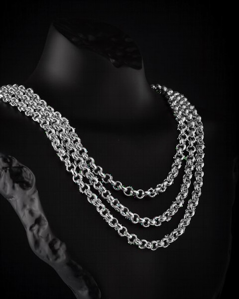 Assoc Silver Chain Necklace 100350102
