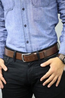 Belt - Guard Brown Leather Belt 100345945 - Turkey