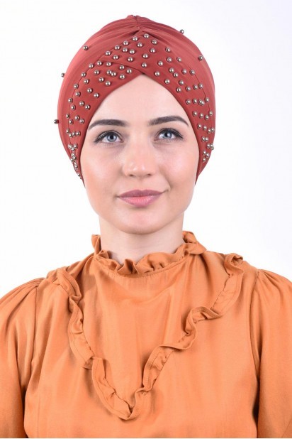 Woman Bonnet & Hijab - Pearl Pool Cap Tile 100284934 - Turkey