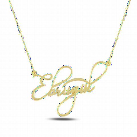 Necklace - Personalized Handwritten Name Sterling Silver Necklace 100347455 - Turkey