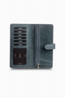 Guard Antique Black Leather Phone Wallet with Card and Money Slot 100345780