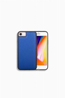 iPhone Case - حافظة هاتف من الجلد باللون الأزرق الداكن لهواتف iPhone 6 / 6s / 7 100345969 - Turkey