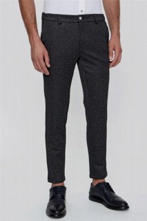 pants - Men's Black Roza Slim Fit Slim Fit Side Pocket Waist Elastic Fabric Sport Pants 100350966 - Turkey