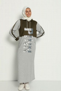 Daily Dress - Women's Sequin Detailed Sports Dress 100325584 - Turkey