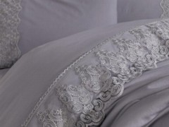 French Lace Husna Dowry Duvet Cover Set Cappucino 100331887