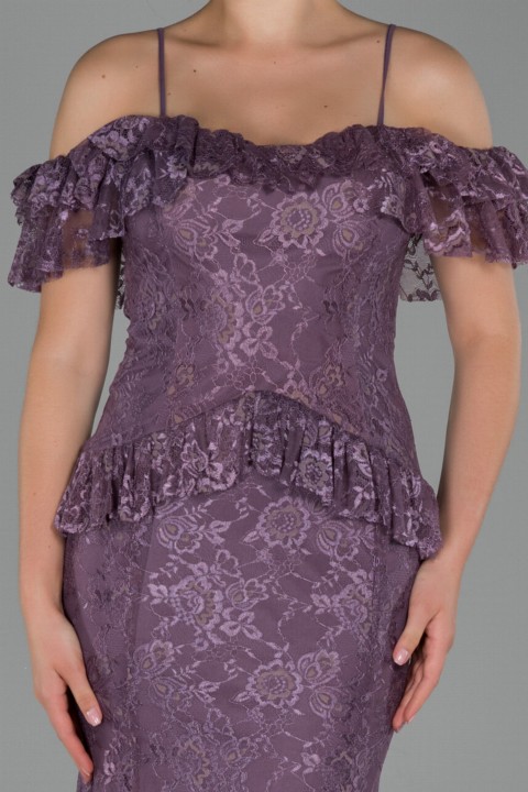 Evening Dress Short Sleeve Lace Long Evening Dress 100297335