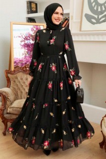 Black Hijab Dress 100340745