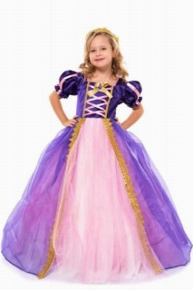 Girl Cinderella Purple Costume 100326810