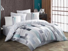 Dowery Angel 3-Piece Quilted Bedspread Set Gray 100330929