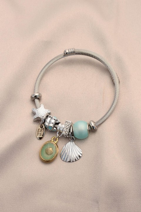 Jewelry & Watches - Green Oyster Design Sea Star Detailed Charm Bracelet 100326488 - Turkey