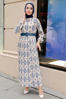 Daily Dress - فستان حجاب أزرق كحلي 100344984 - Turkey
