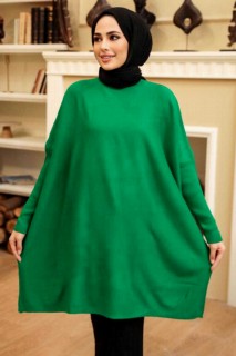 Clothes - Green Hijab Tunic 100344908 - Turkey