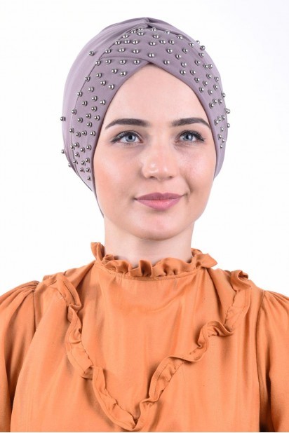Woman Bonnet & Hijab - راسو کلاه استخر مروارید - Turkey