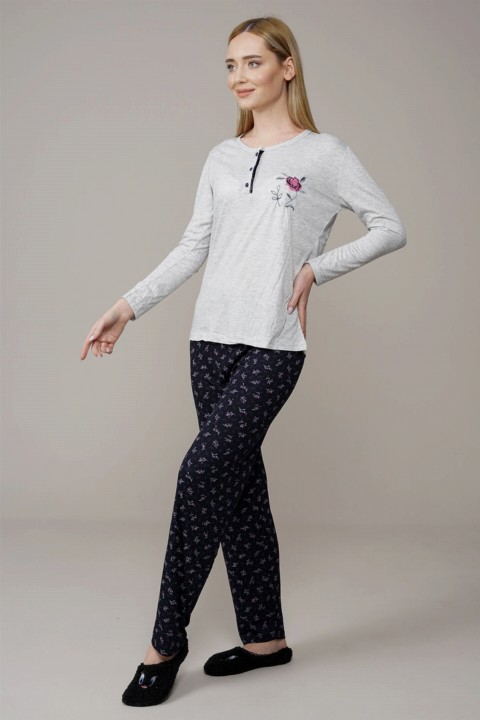 Women's Floral Pattern Pajamas Set 100325721