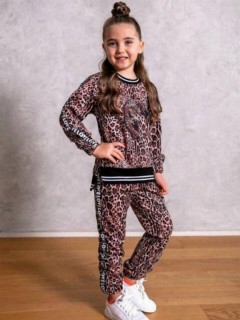 Outwear - Survêtement fille léopard marron 100326707 - Turkey