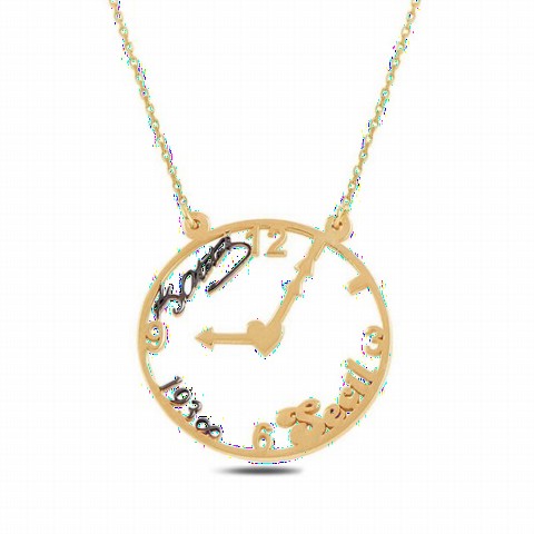 Personalized Atam Silver Women's Necklace Gold 100347476