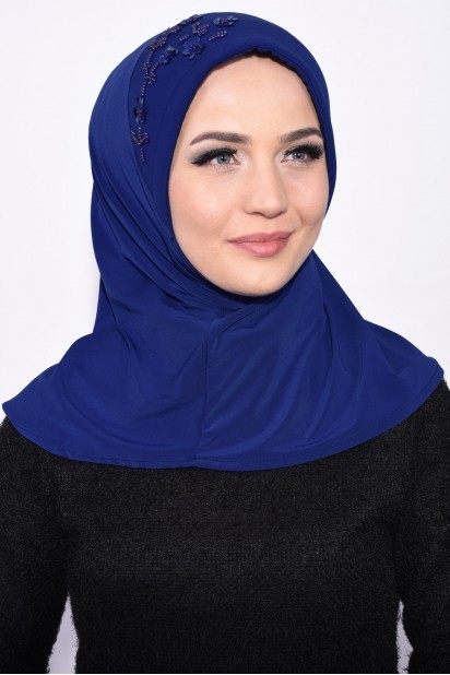 Ready to wear Hijab-Shawl - براتيك بولو الحجاب ساكس مافيسي - Turkey