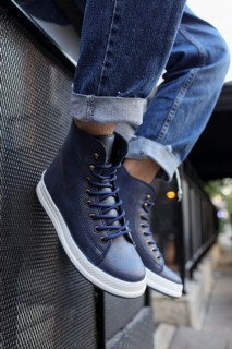 Men's Boots NAVY BLUE 100341950