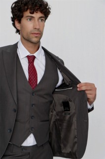 Men's Smoked Diarra Plaid Vest Slim Fit Slim Fit 6 Drop Suit 100351010