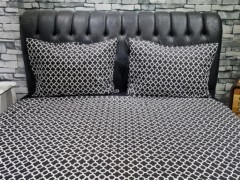 Bedding - Dowry Land Ellipse Double Duvet Cover Set Black 100332521 - Turkey