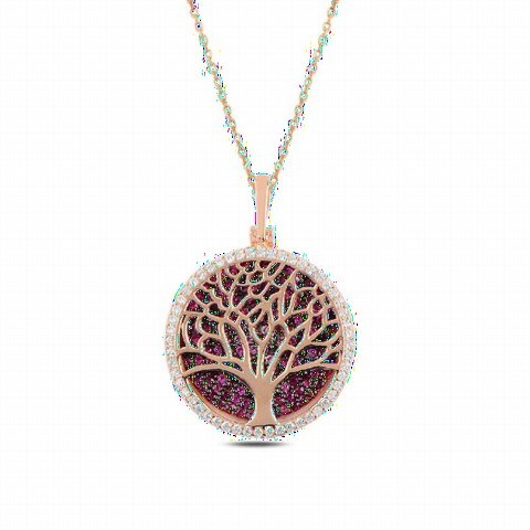 Other Necklace - Tree of Life Women's Silver Necklace 100347606 - Turkey