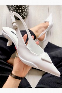 Heels & Courts - Chiara White Heeled Shoes 100344264 - Turkey