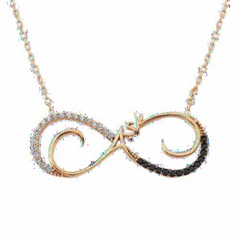 Other Necklace - Love Infinity Silver Women's Necklace 100347437 - Turkey
