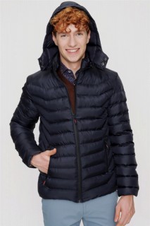 Men's Navy Blue Dynamic Fit Kenora Quilted Coat 100350637