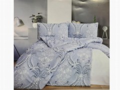Duvet Cover Sets - Dowry Land Stella Ranforce Double Duvet Cover Set Blue 100332450 - Turkey